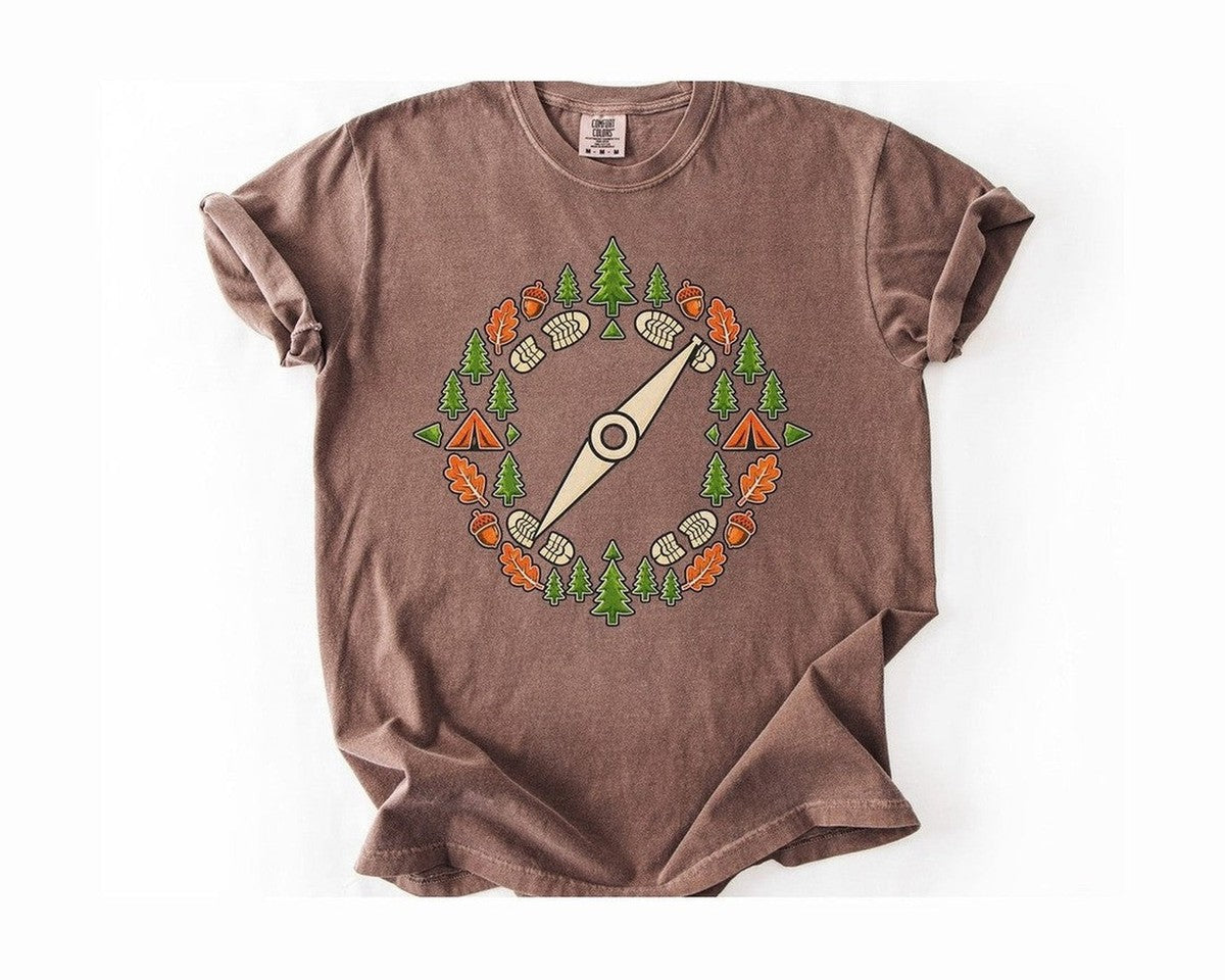 Adventure Compass T-Shirt - Espresso