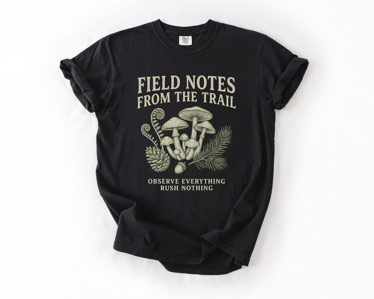 Field Notes from the Trails T‑Shirt - Black
