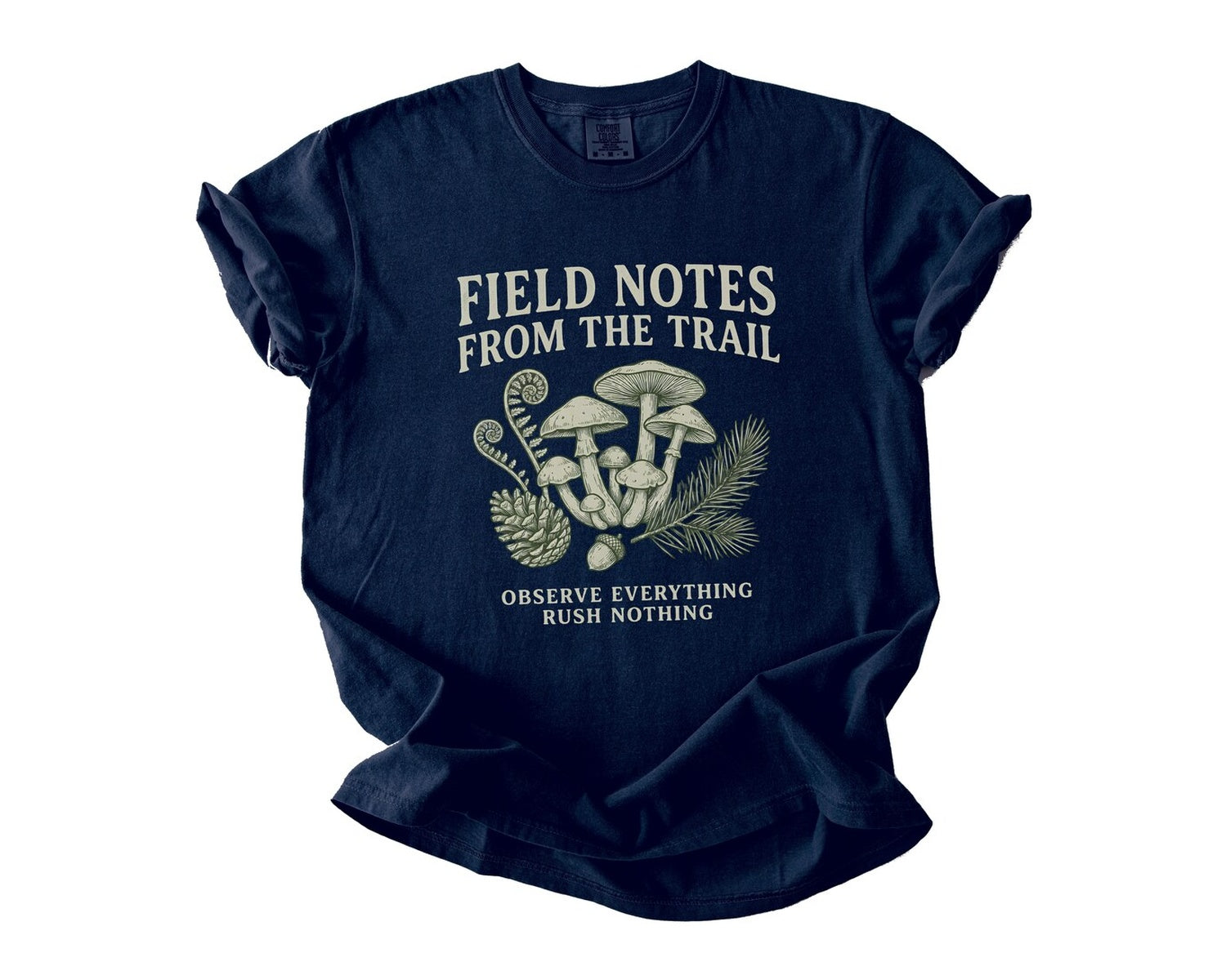 Field Notes from the Trails T‑Shirt - True Navy