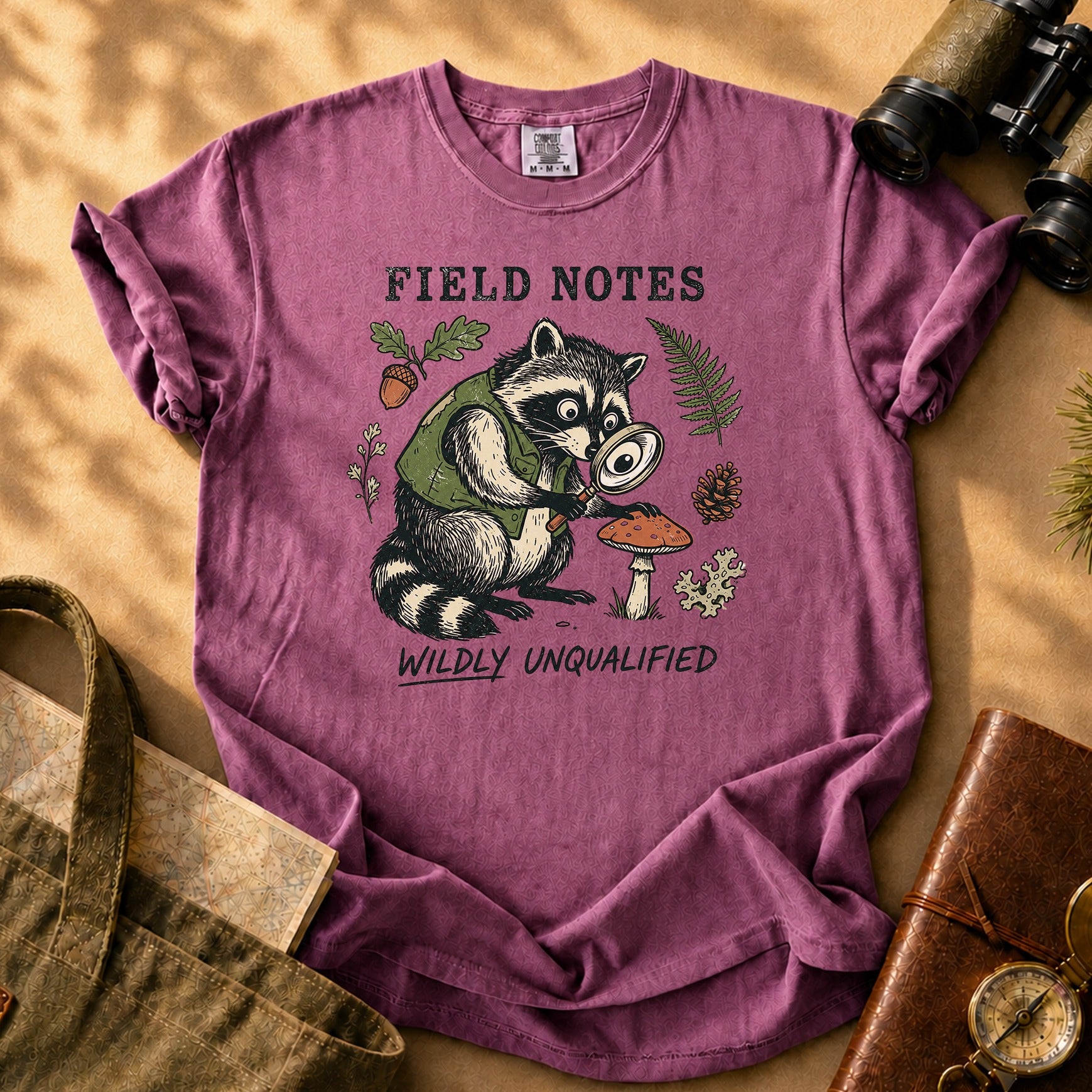 Field Notes Raccoon Tee - Berry
