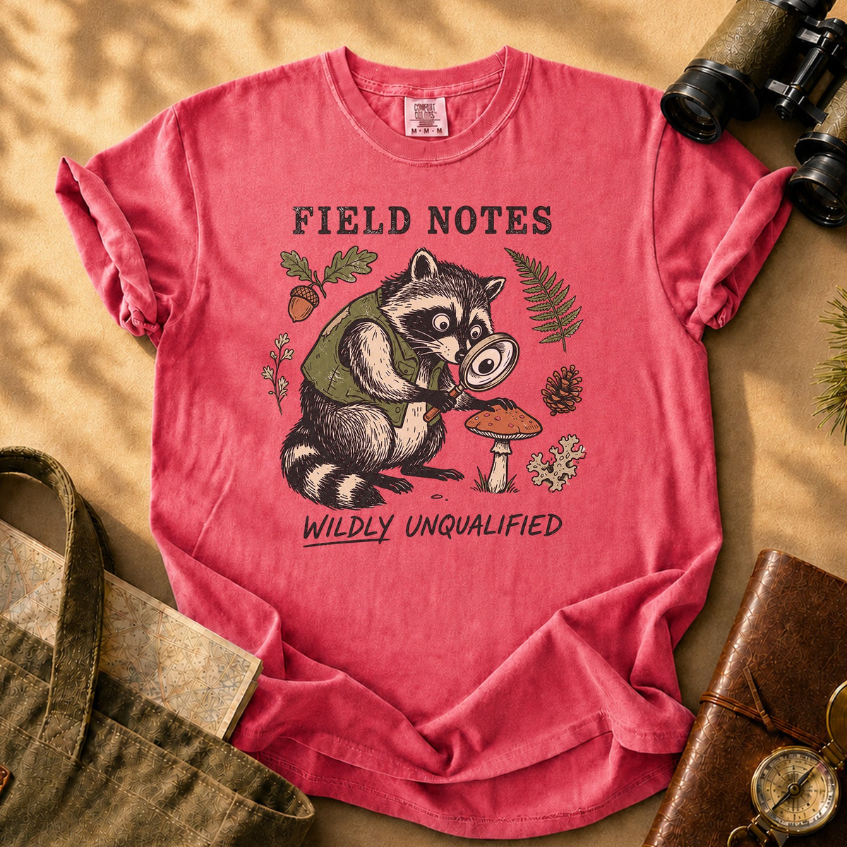 Field Notes Raccoon Tee - Watermelon