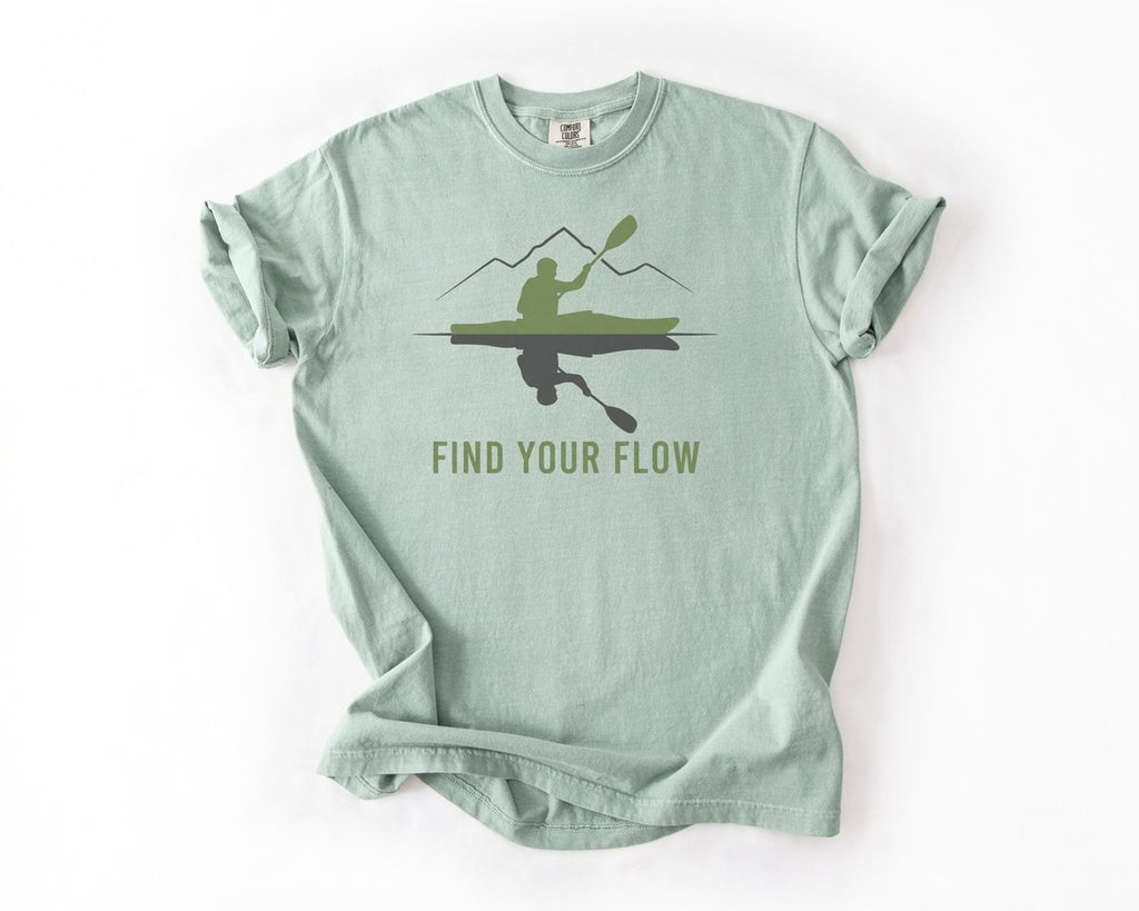 Find Your Flow Kayak T-Shirt - Bay