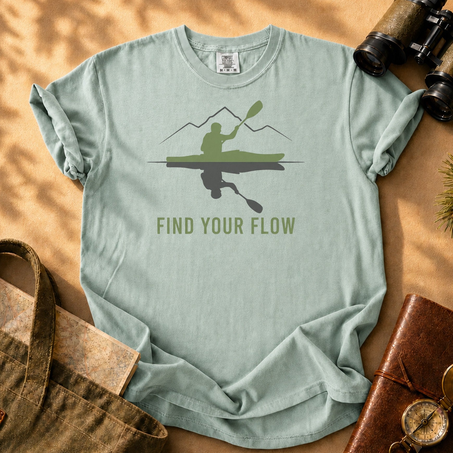 Find Your Flow Kayak Tee - Bay
