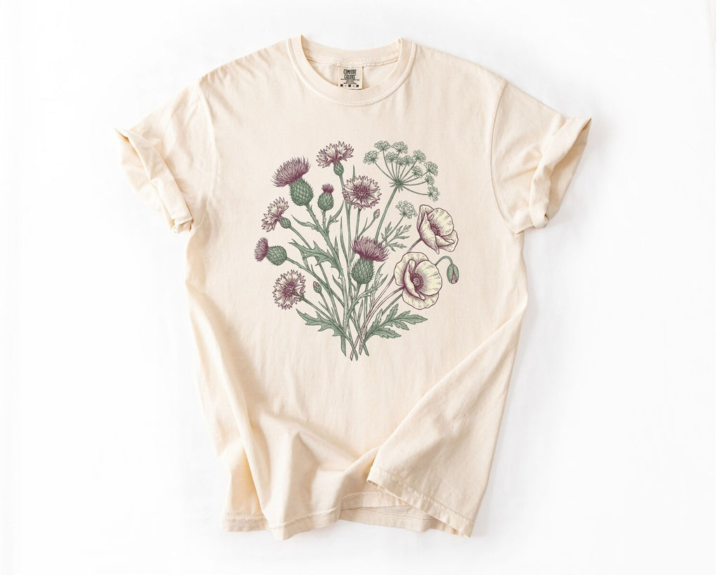 Floral Bouquet Tee - Ivory