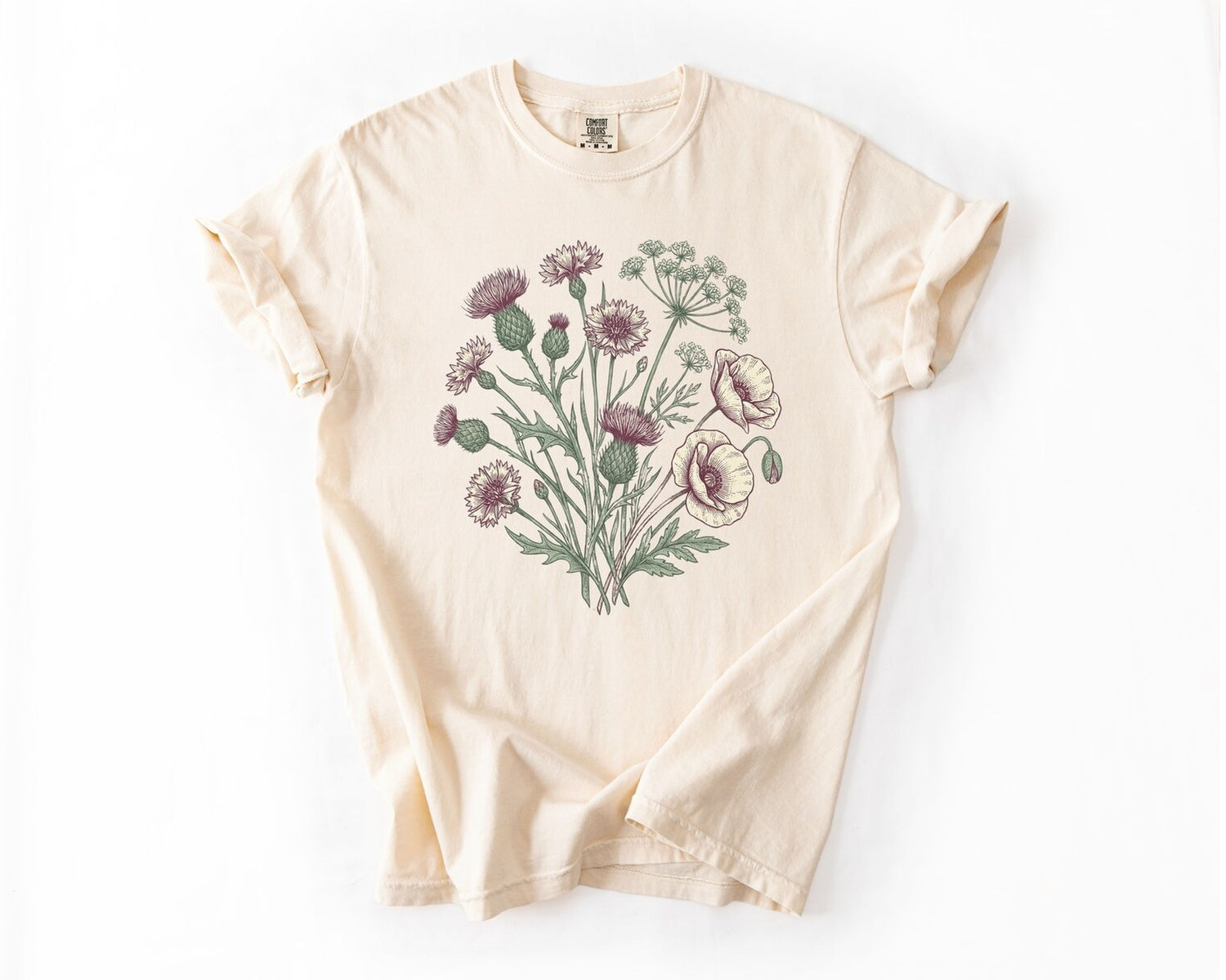 Floral Bouquet Tee - Ivory