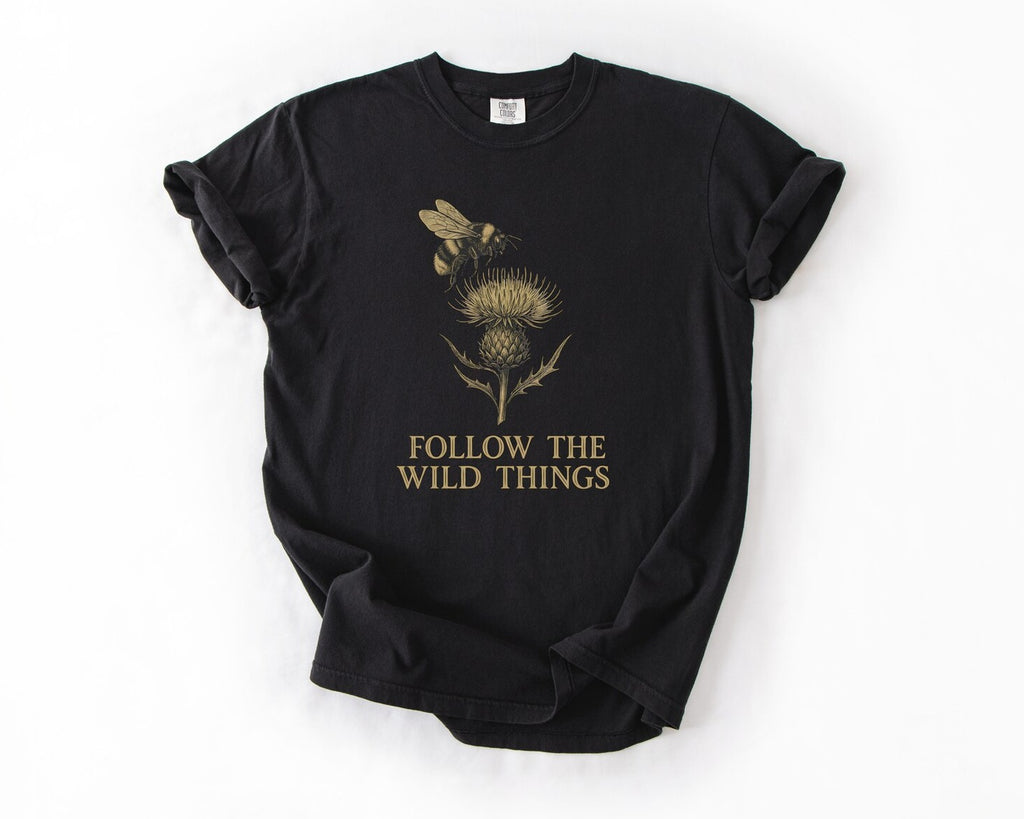Follow the Wild Things T-Shirt - Black