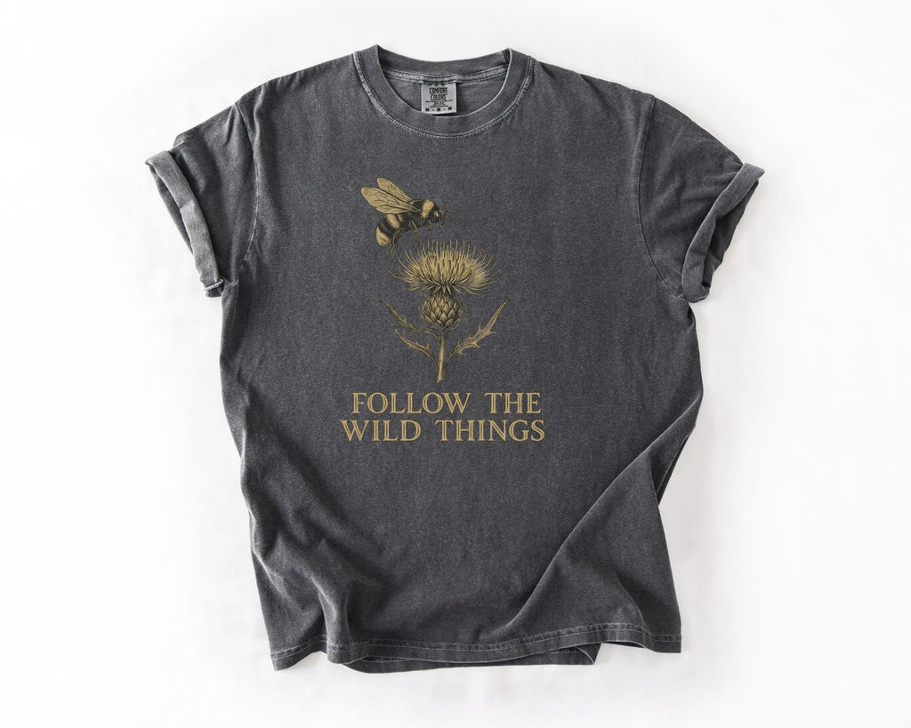Follow the Wild Things T-Shirt - Pepper