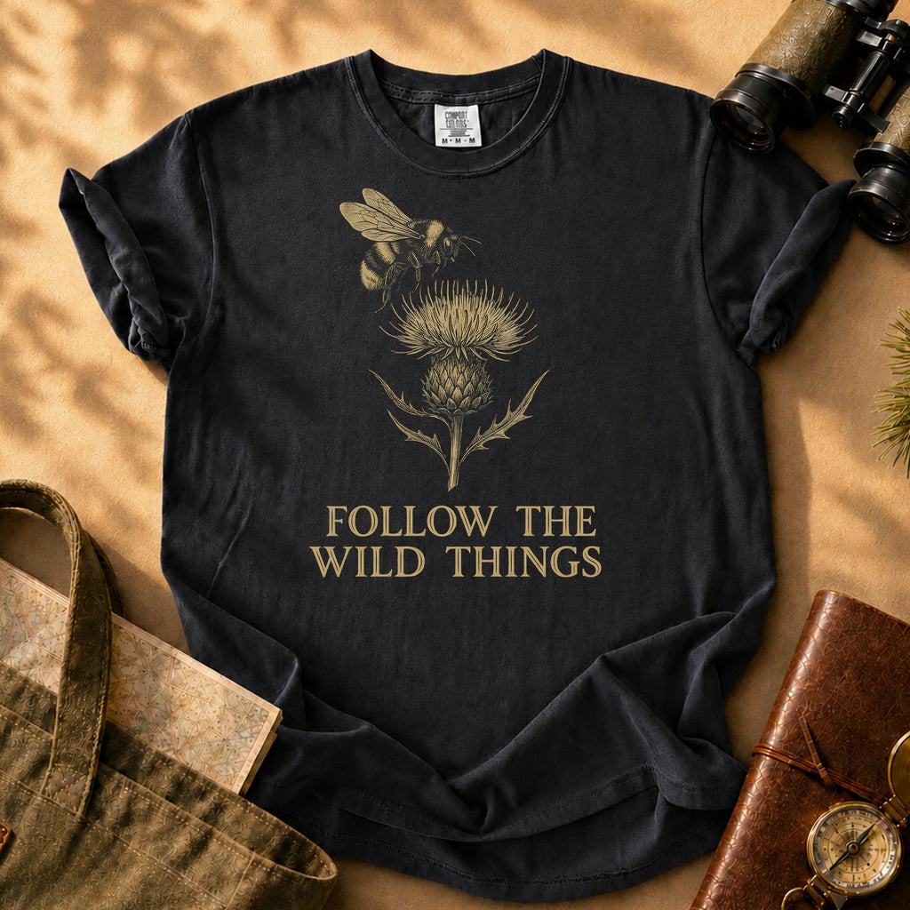 Follow the Wild Things Tee - Black