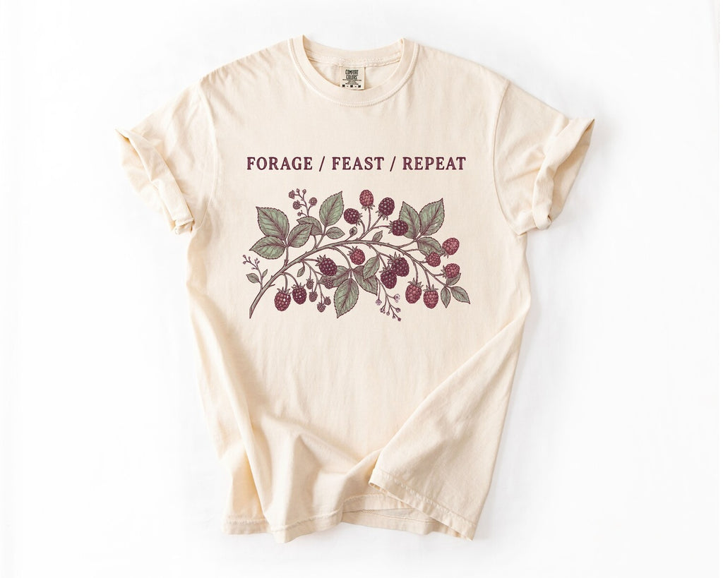 Forage Feast Repeat T-Shirt - Ivory