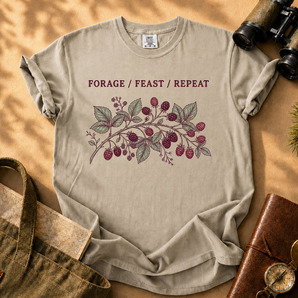 Forage Feast Repeat Tee - Khaki