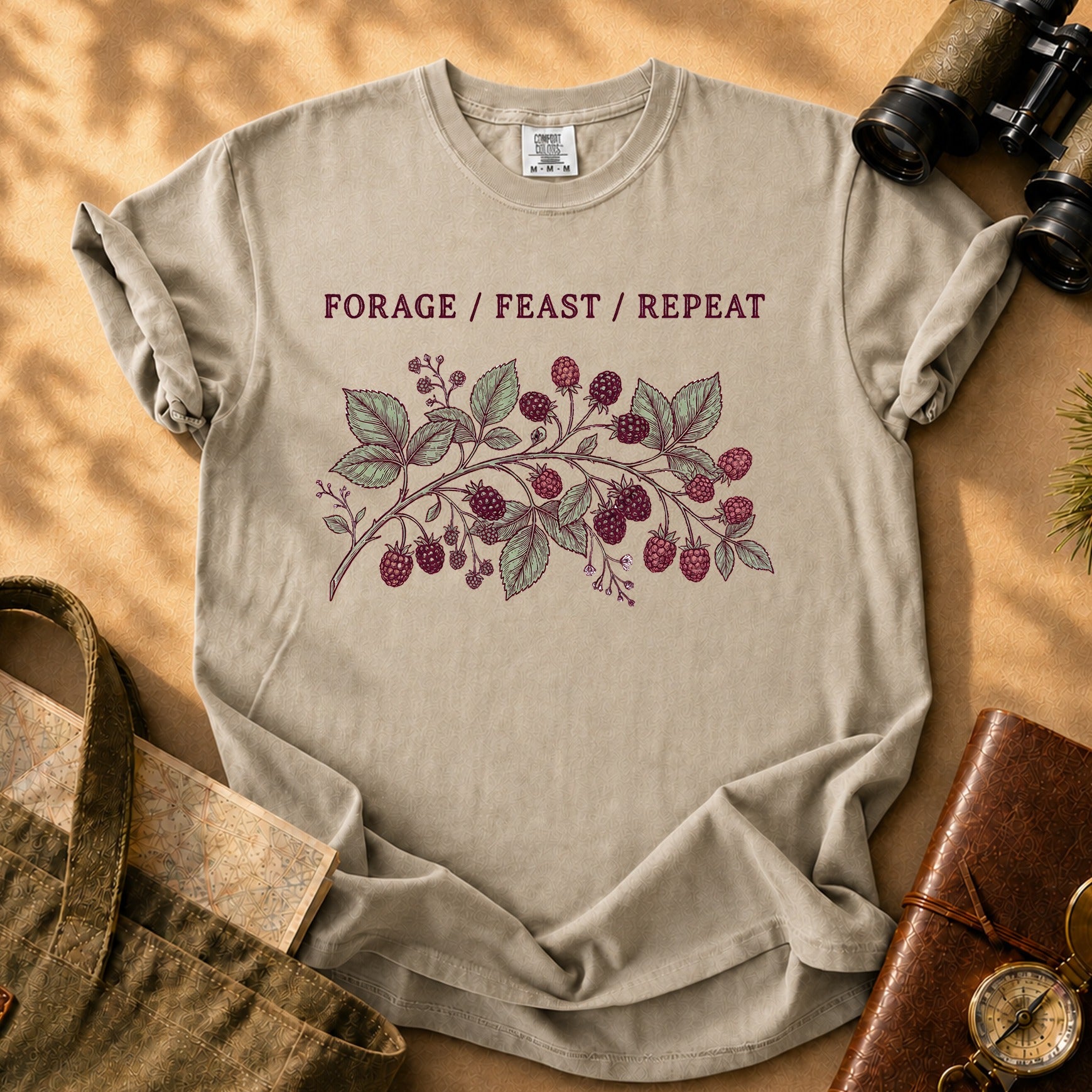 Forage Feast Repeat Tee - Khaki