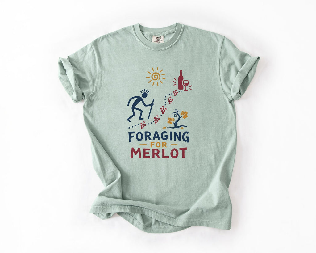 Foraging for Merlot T-Shirt - Bay