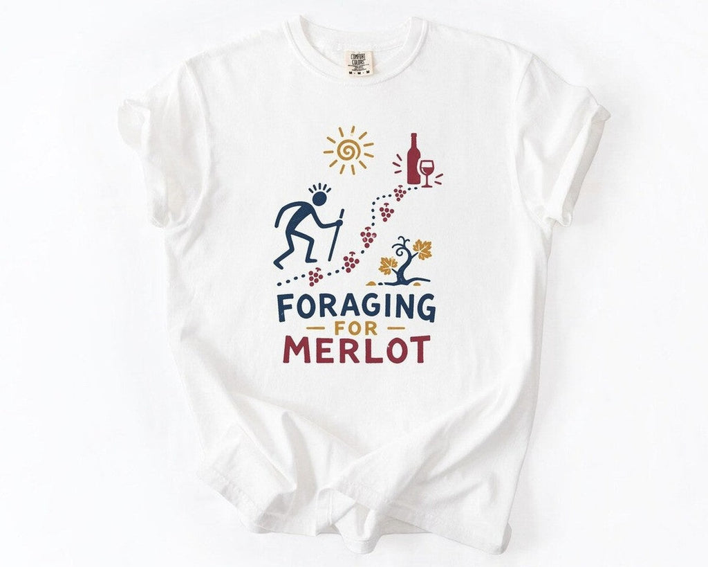 Foraging for Merlot T-Shirt - White