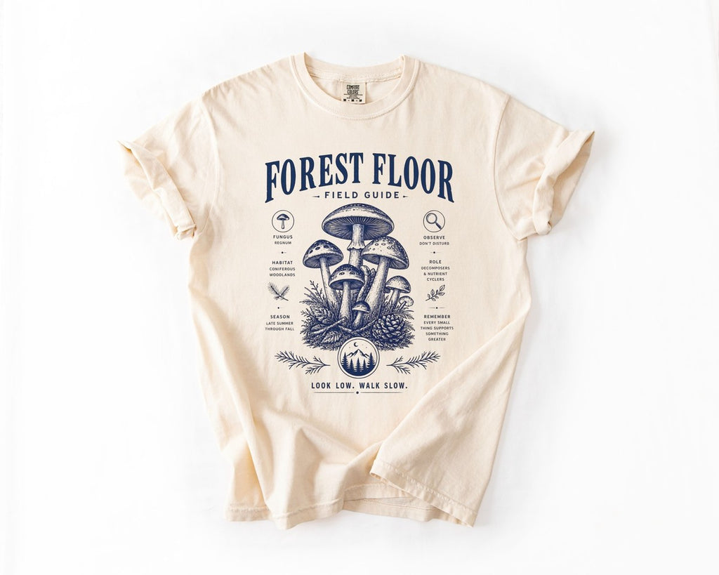 Forest Floor Field Guide T-Shirt - Ivory