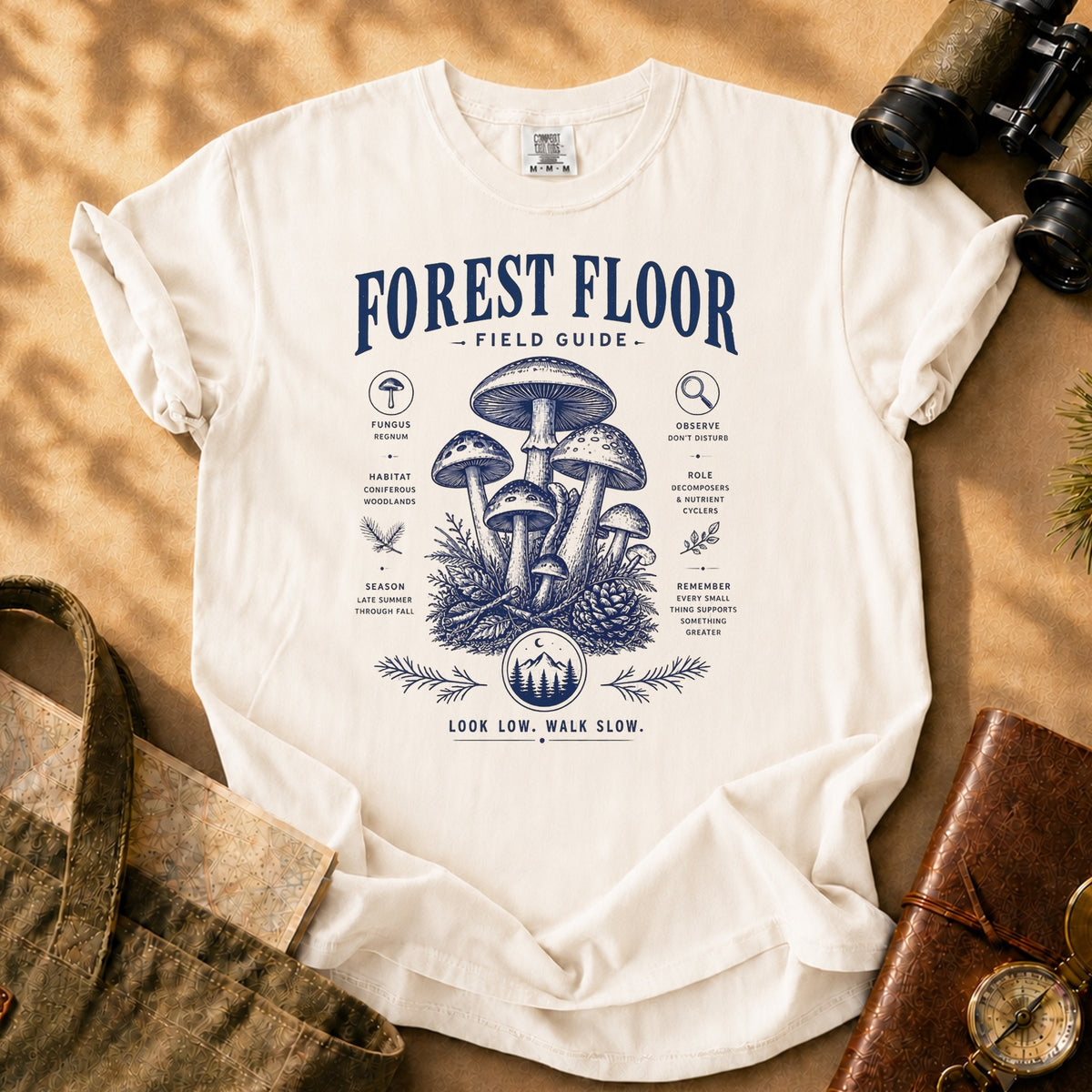 Forest Floor Field Guide Tee - Ivory