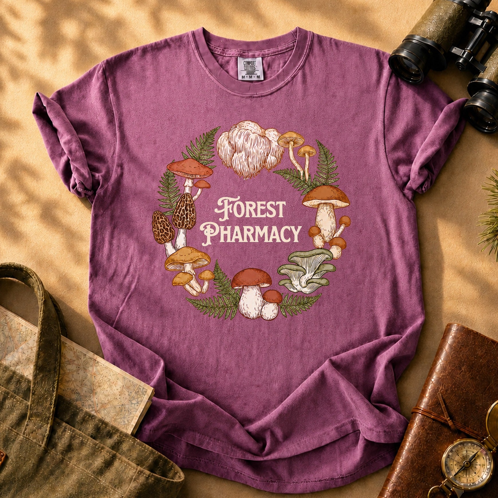 Forest Pharmacy Tee - Berry