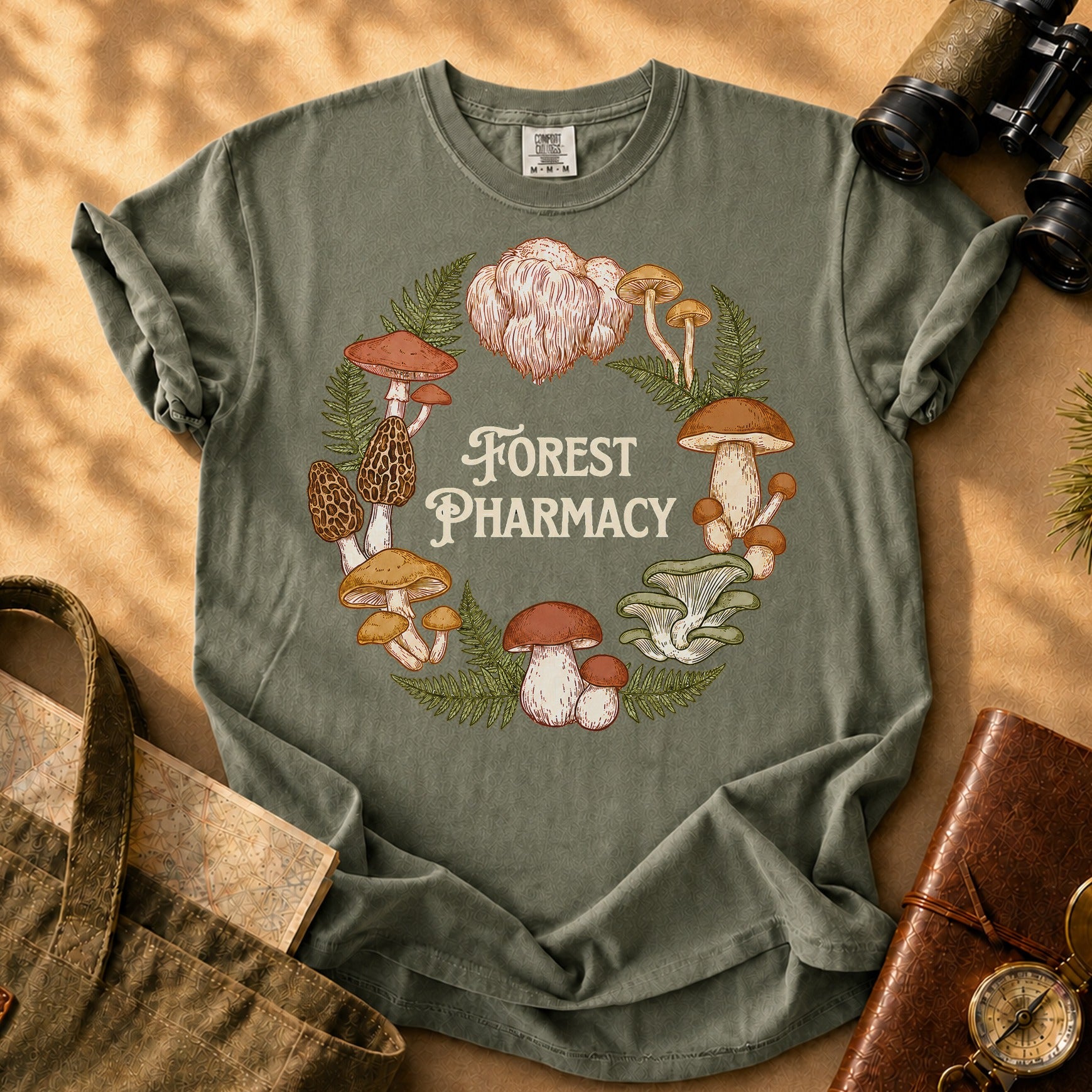 Forest Pharmacy Tee - Sage
