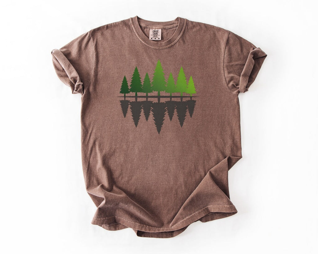 Forest Reflection T-Shirt - Espresso