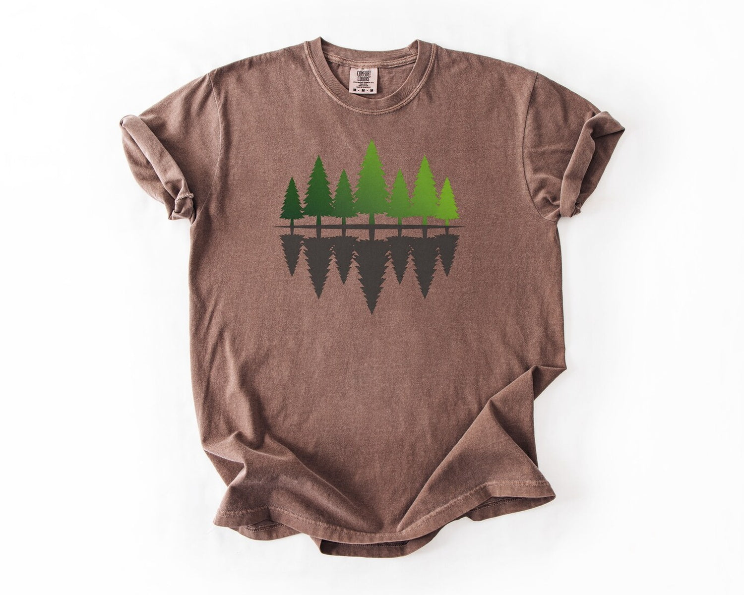 Forest Reflection T-Shirt - Espresso