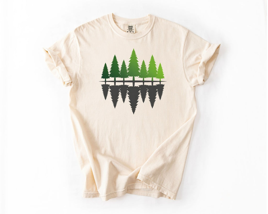 Forest Reflection T-Shirt - Ivory