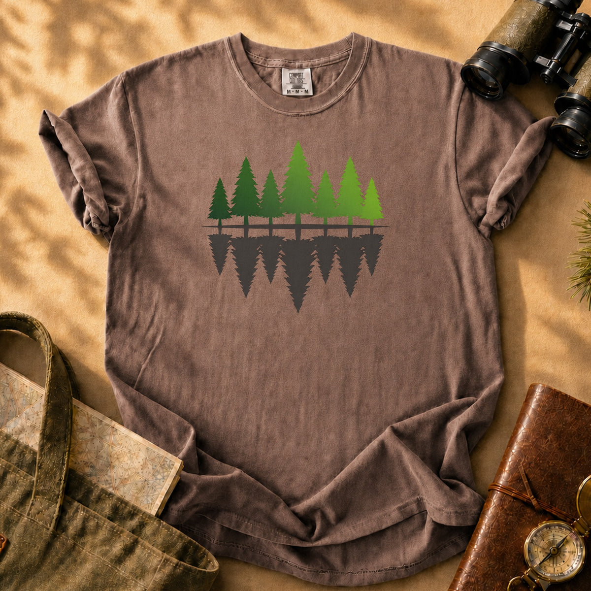 Forest Reflection Tee - Espresso