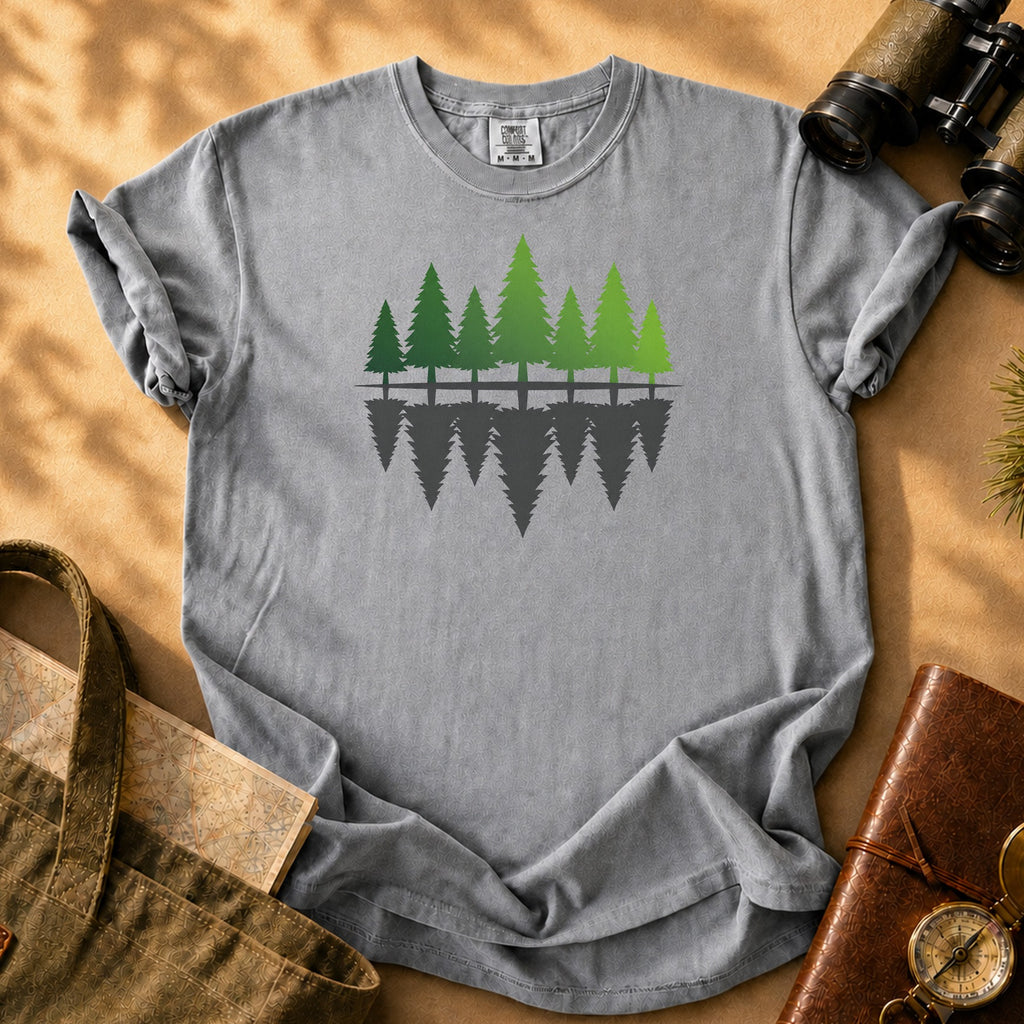 Forest Reflection Tee - Grey
