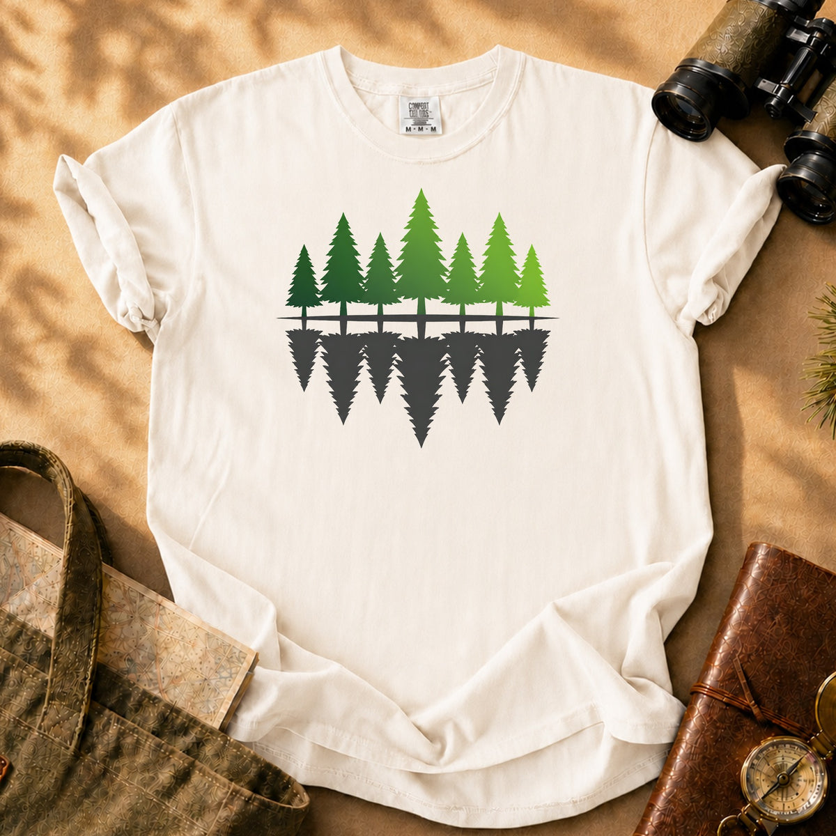 Forest Reflection Tee - Ivory
