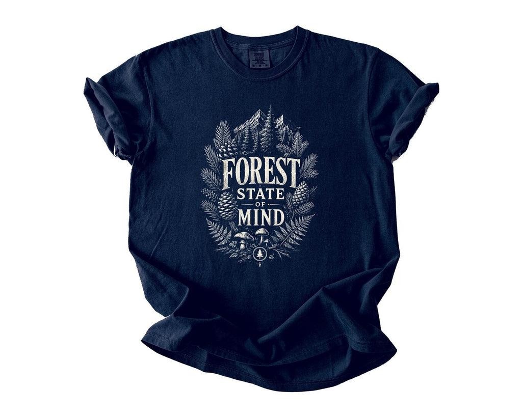 Forest State of Mind T-Shirt - True Navy