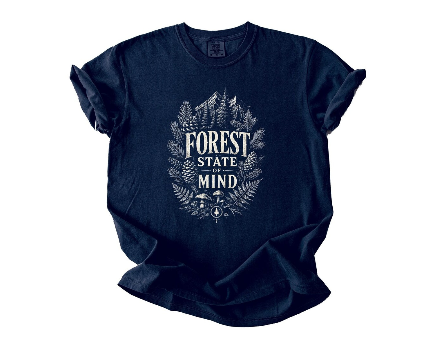 Forest State of Mind T-Shirt - True Navy