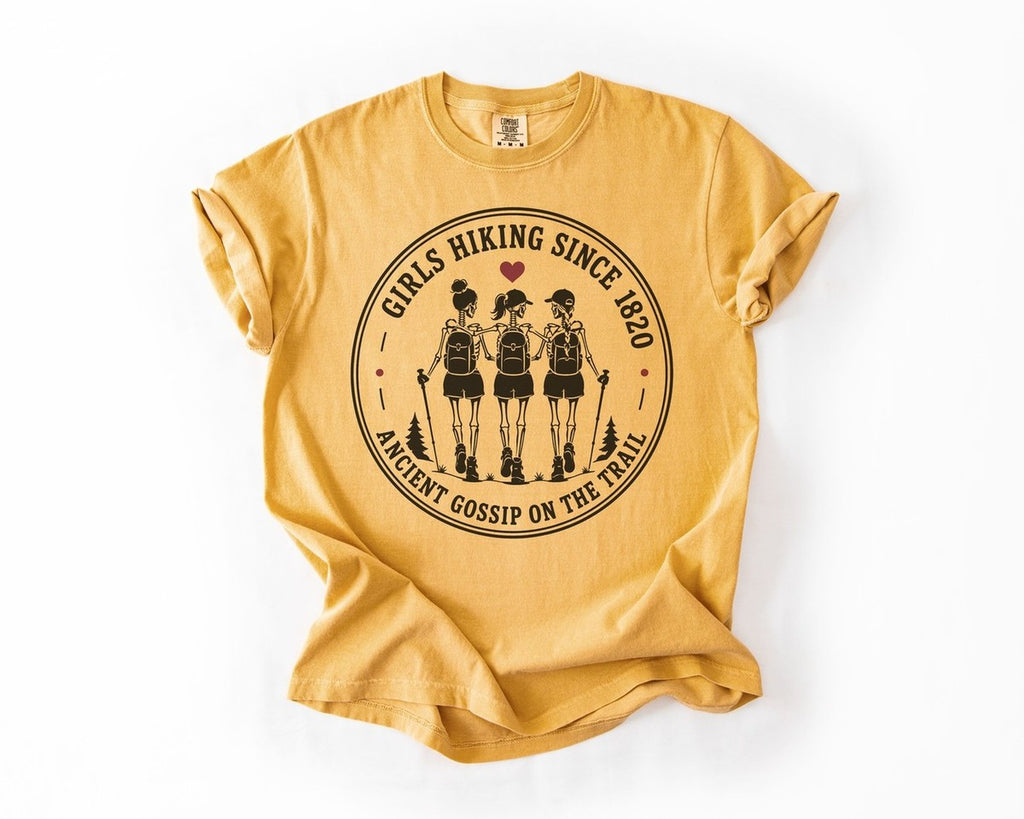 Girls Hiking Since 1820 - Mustard
