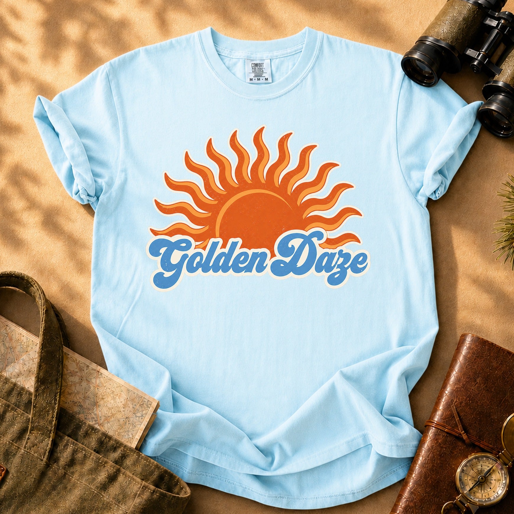 Golden Daze Tee - Chambray