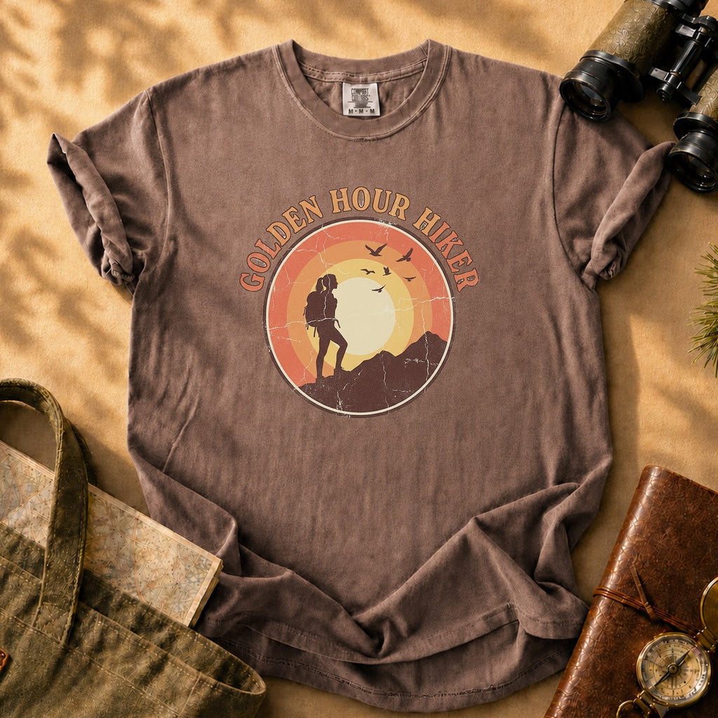 Golden Hour Hiker Tee - Espresso