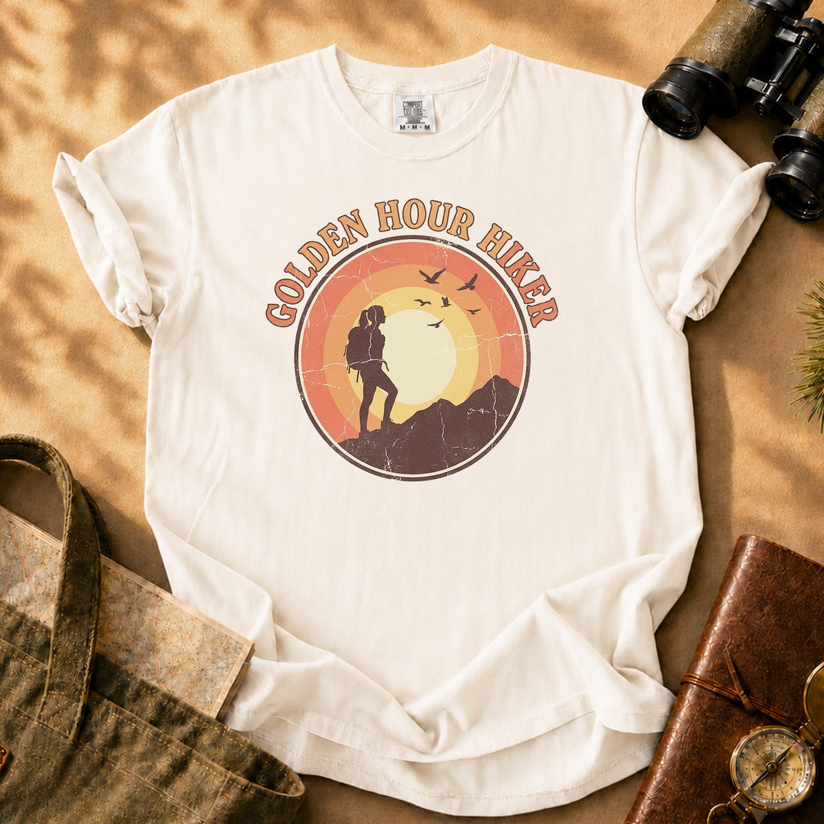 Golden Hour Hiker Tee - Ivory