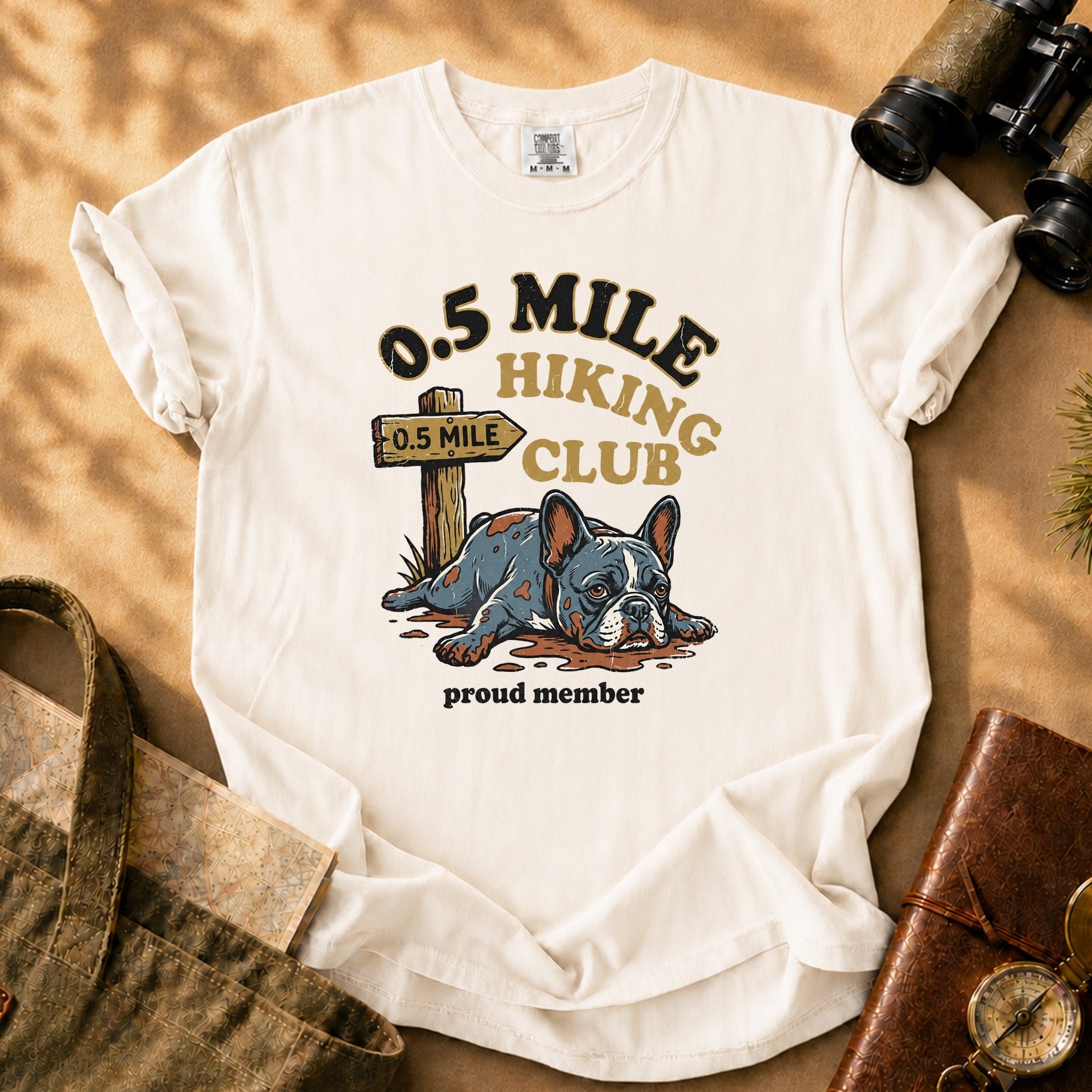 0.5 Mile Hiking Club Tee - Ivory