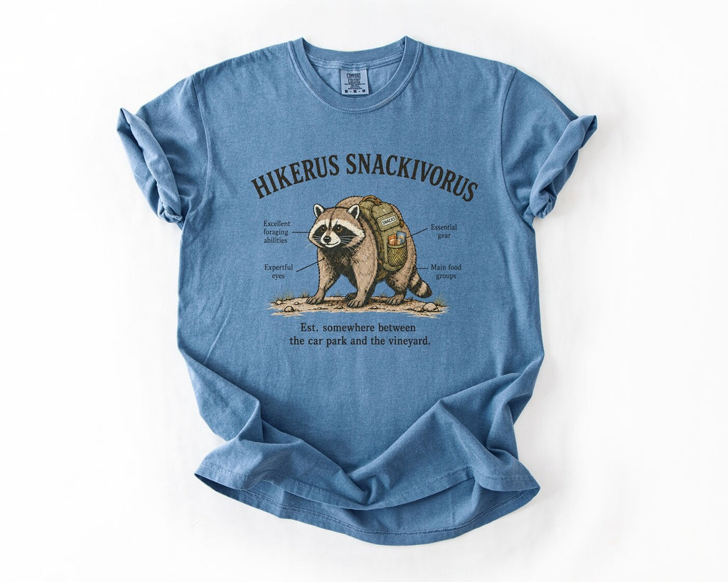 Hikerus Snackivorus T-Shirt - Blue Jean
