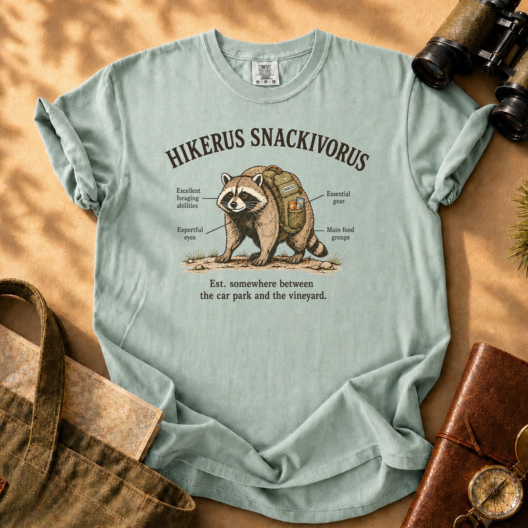 Hikerus Snackivorus Tee - Bay