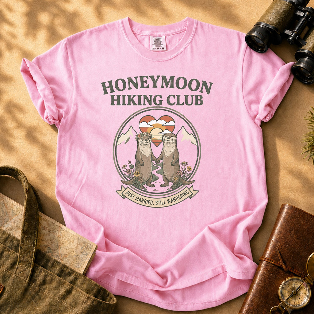 Honeymoon Hiking Club Tee - Blossom
