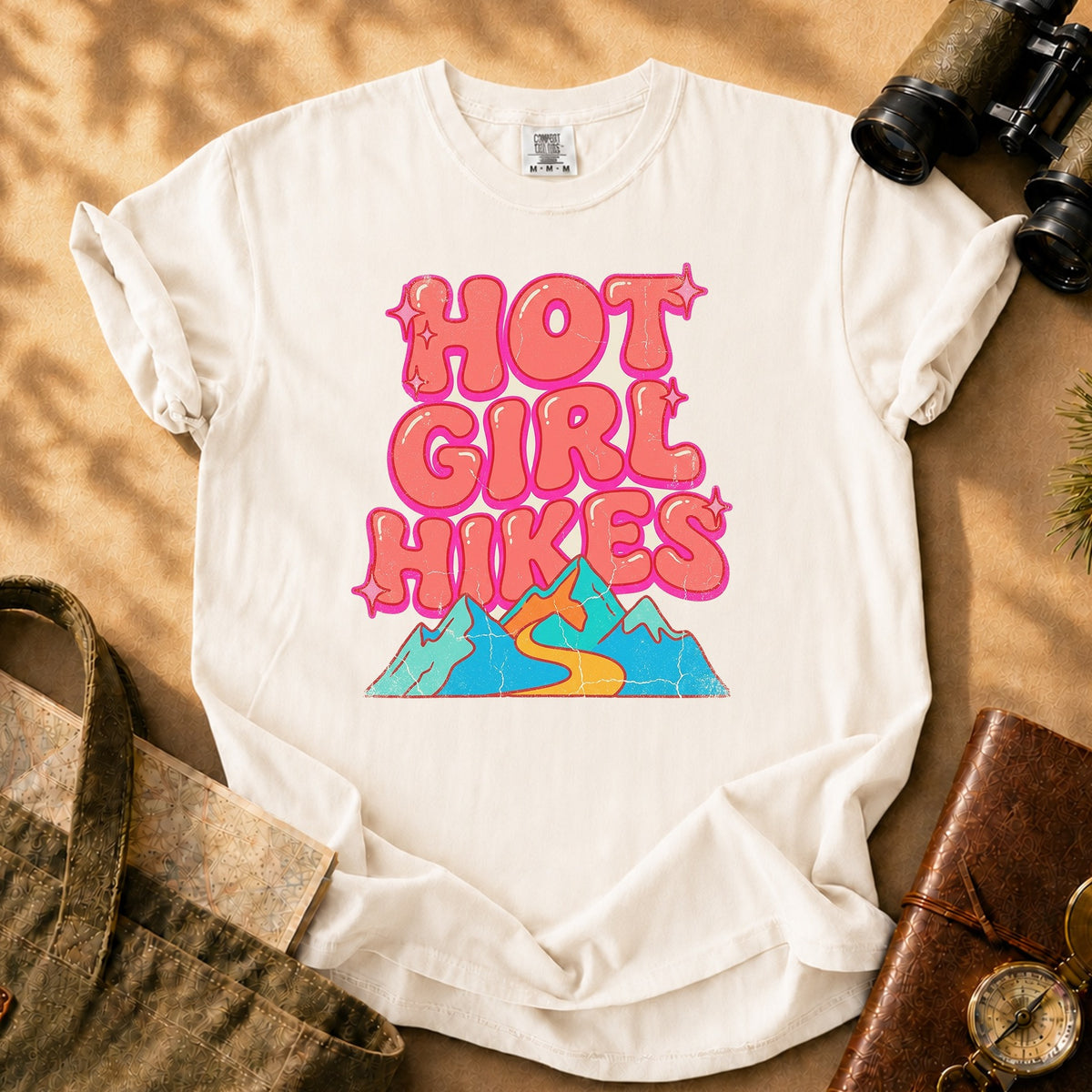 Hot Girl Hikes Tee - Ivory