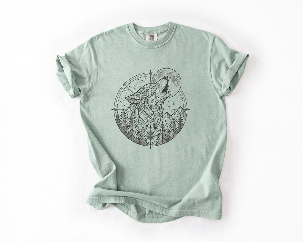 Howling Wolf T-Shirt - Bay