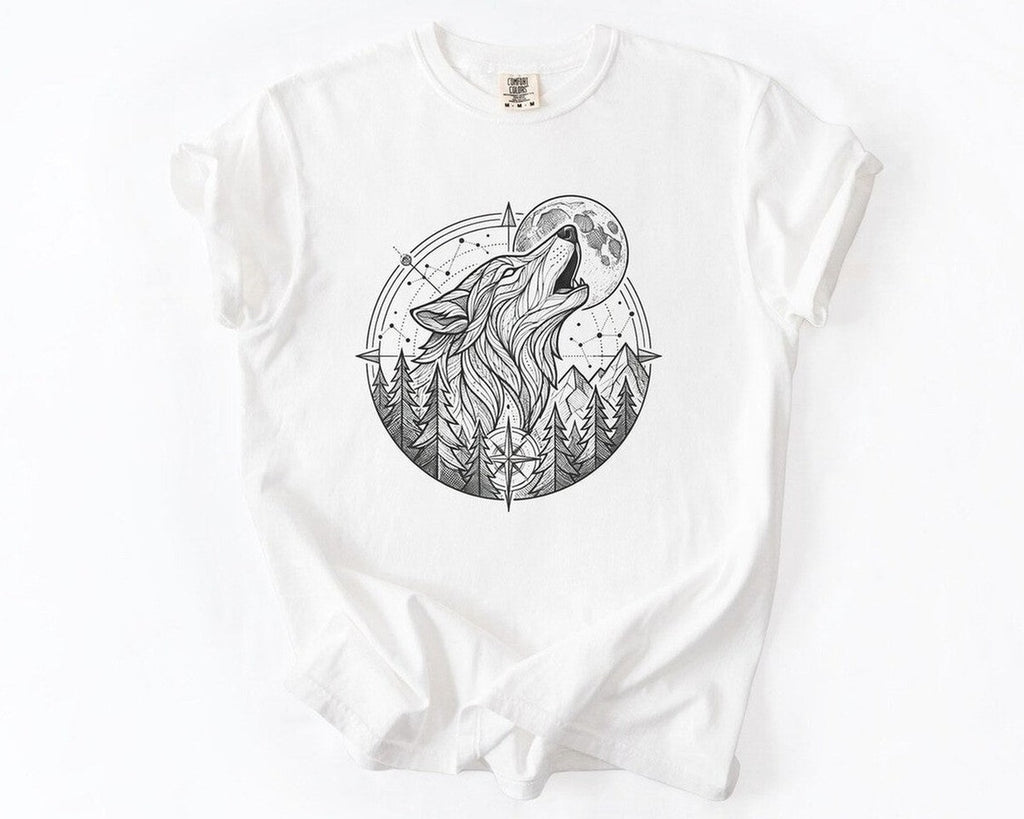 Howling Wolf T-Shirt - White