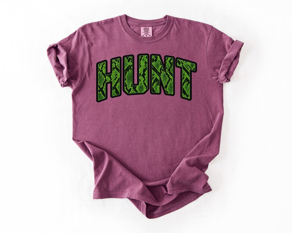 Hunt Camo T-Shirt - Berry