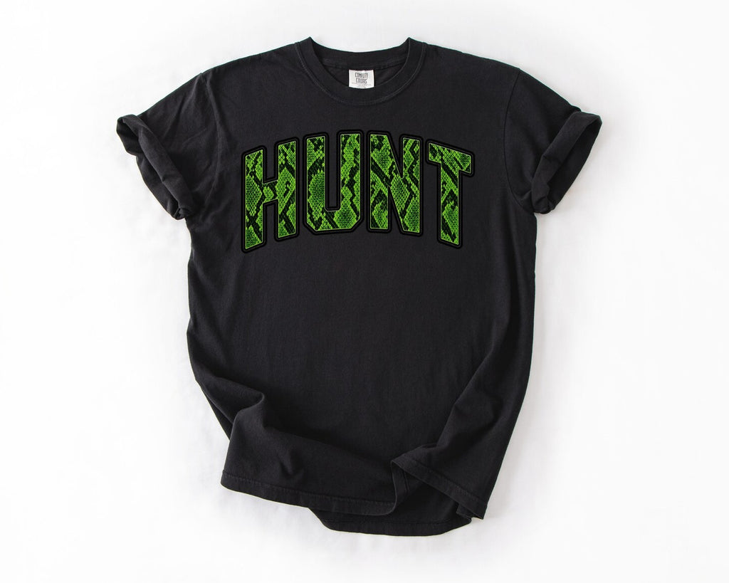 Hunt Camo T-Shirt - Black