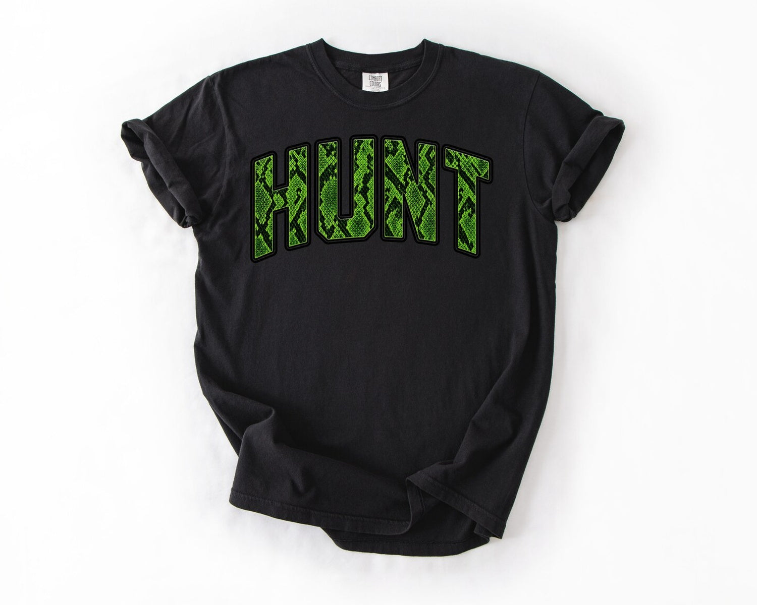 Hunt Camo T-Shirt - Black