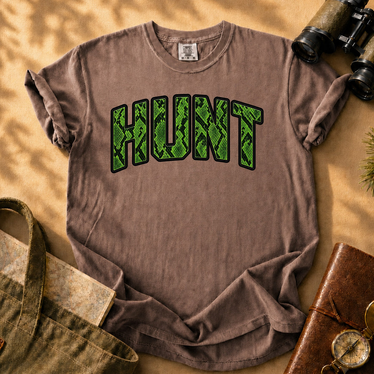 Hunt Camo Tee - Espresso