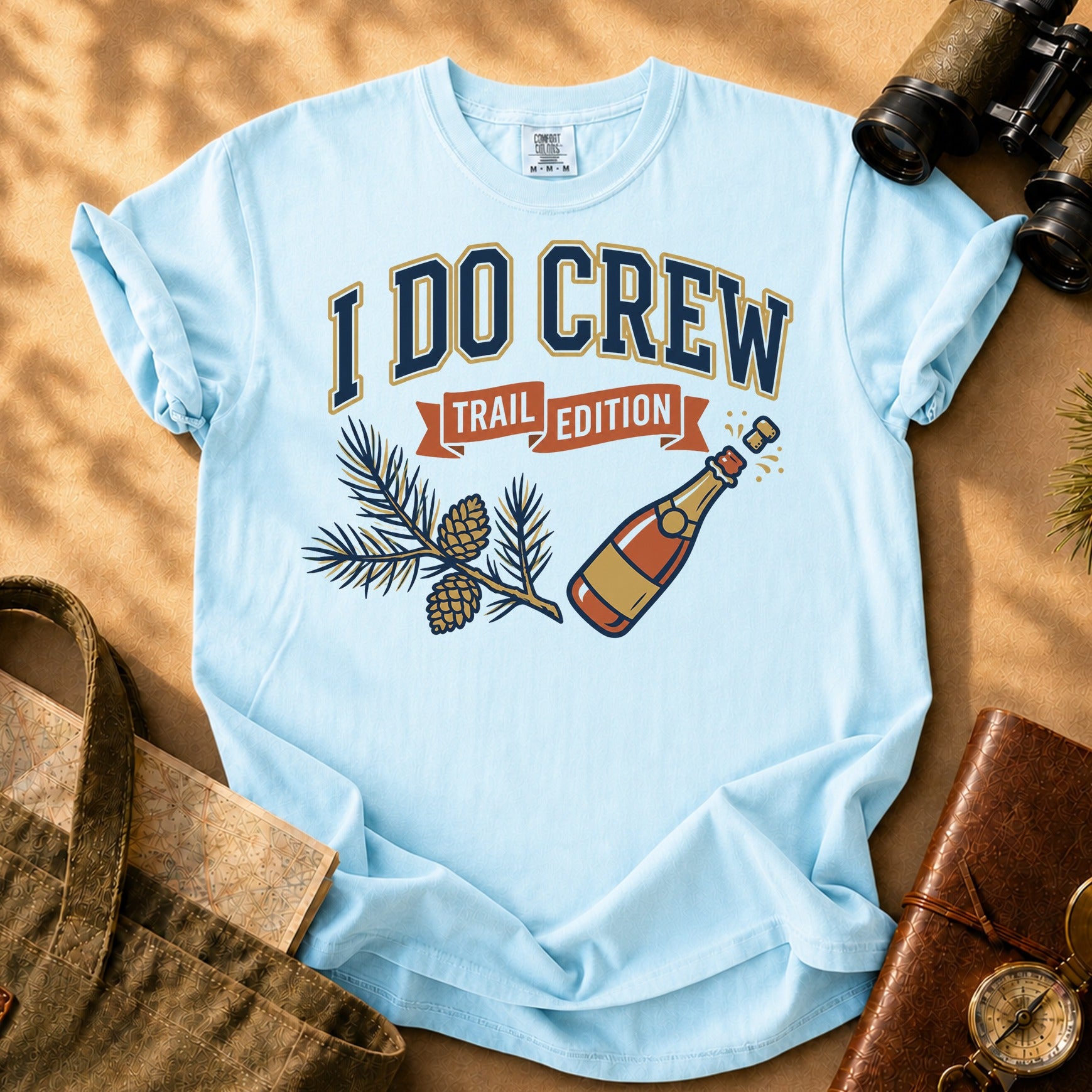 I Do Crew Trail Tee - Chambray