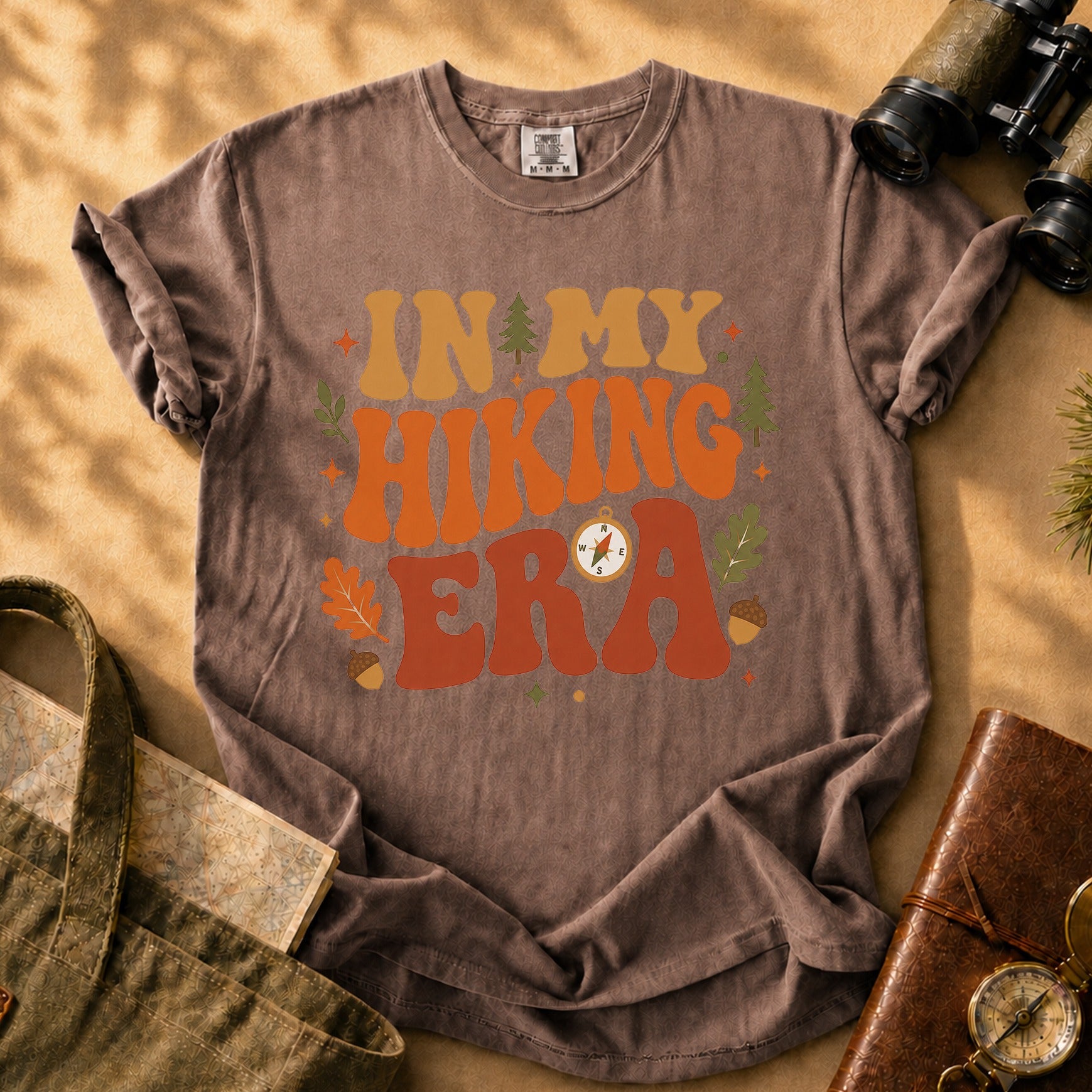 In My Hiking Era Tee - Espresso