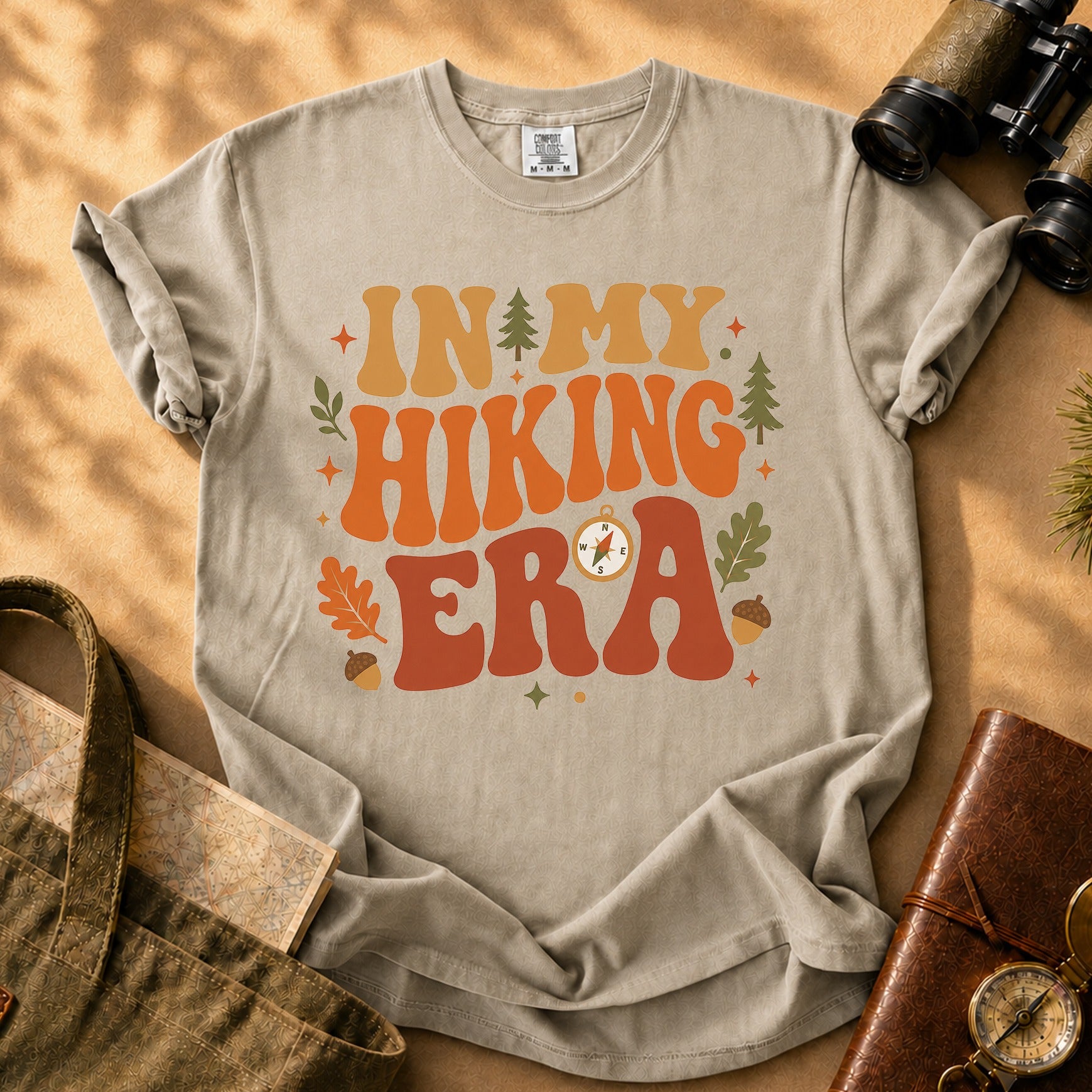 In My Hiking Era Tee - Khaki