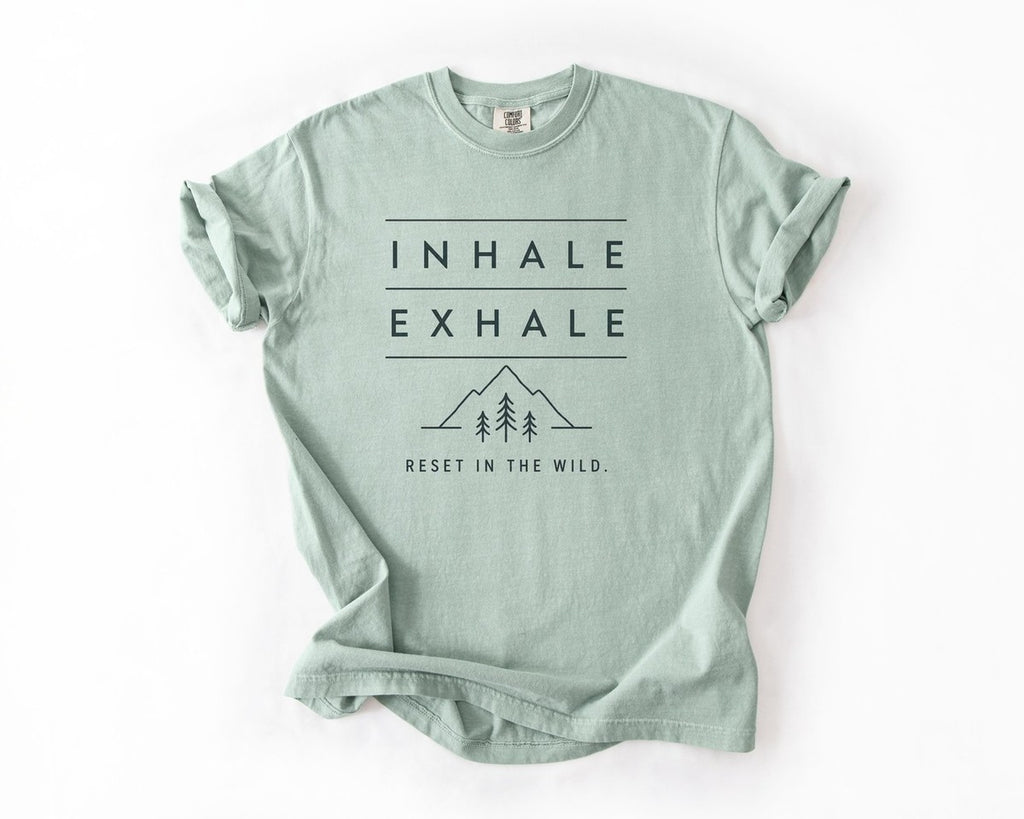 Inhale Exhale T-Shirt - Bay