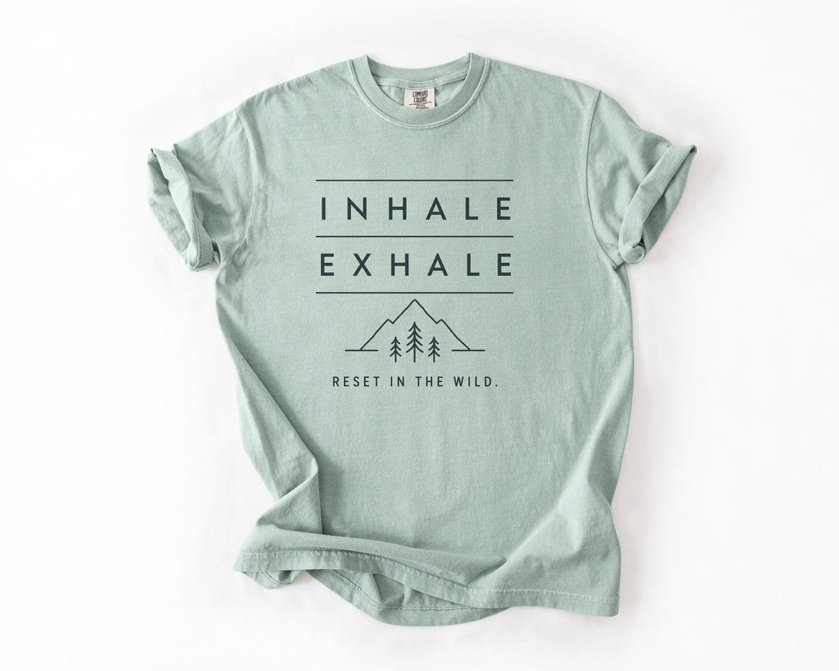 Inhale Exhale T-Shirt - Bay
