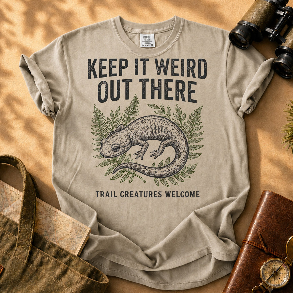 Keep It Weird Out There Tee - Khaki